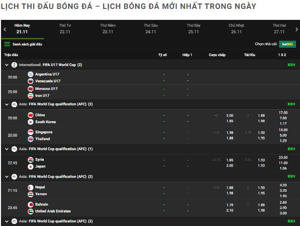 Lịch thi đấu bóng đá mới nhất tại nowgoal Lịch thi đấu bóng đá mới nhất tại nowgoal