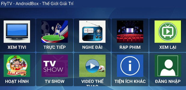 Ứng dụng fly tv Ứng dụng fly tv