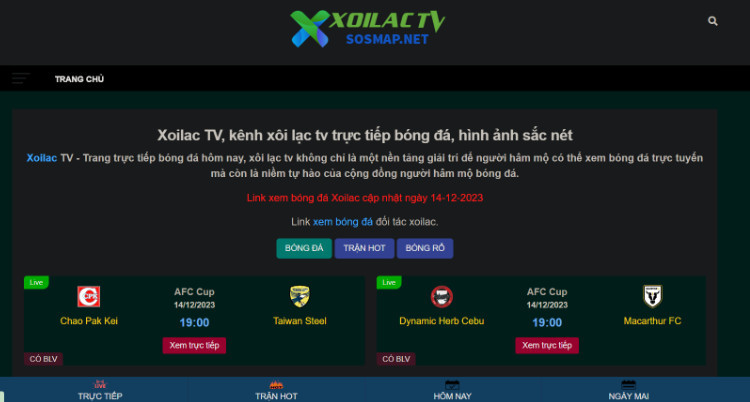 Xoilac TV là điểm đến ưa thích của anh em yêu thích xem bóng đá Xoilac TV là điểm đến ưa thích của anh em yêu thích xem bóng đá