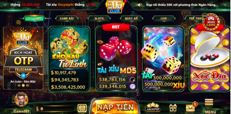 Một số trò chơi hấp dẫn tại cổng game Hitclub Một số trò chơi hấp dẫn tại cổng game Hitclub