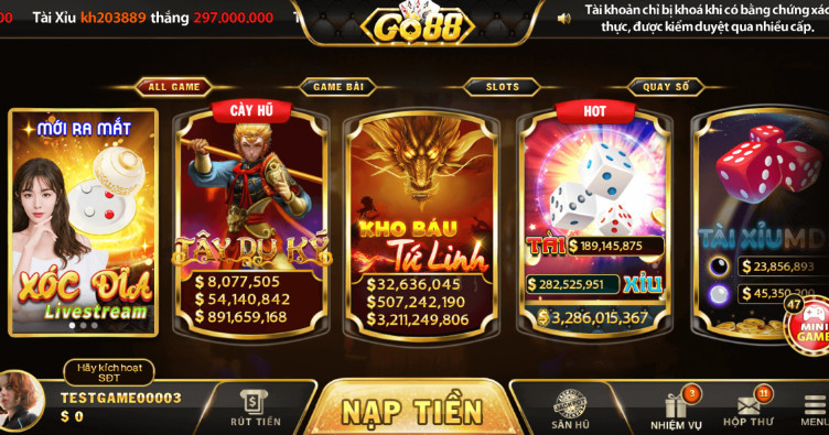 Chinh phục bàn tài xỉu với Go88 Live 1 Screenshot 47