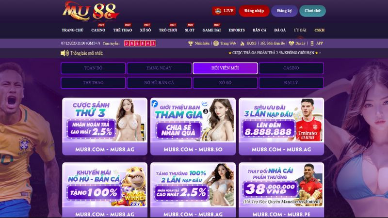 Vẫn nhận khuyến mãi như trang chủ Mu88 Vẫn nhận khuyến mãi như trang chủ Mu88