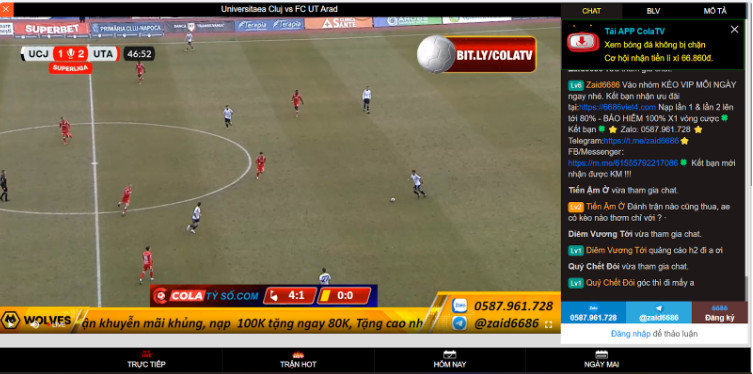 Xem trực tiếp mọi trận đấu chỉ với một thao tác truy cập và lấy link cực dễ dàng. Xem trực tiếp mọi trận đấu chỉ với một thao tác truy cập và lấy link cực dễ dàng.