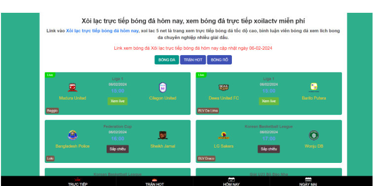 Xoilac 7 ngày càng hoàn thiện hơn trên thị thường Xoilac 7 ngày càng hoàn thiện hơn trên thị thường