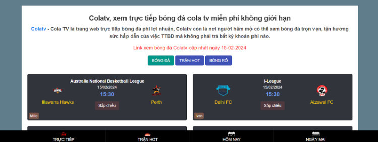Xem ngay các trận cầu đỉnh cao mà bạn yêu thích chỉ cần click Xem ngay các trận cầu đỉnh cao mà bạn yêu thích chỉ cần click
