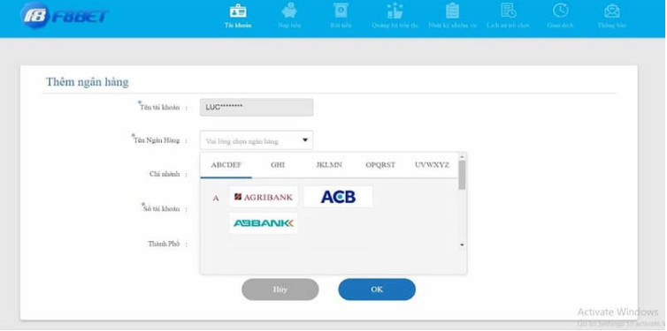 Hướng dẫn rút tiền F88BET với 3 cách thông dụng nhất Hướng dẫn rút tiền F88BET với 3 cách thông dụng nhất
