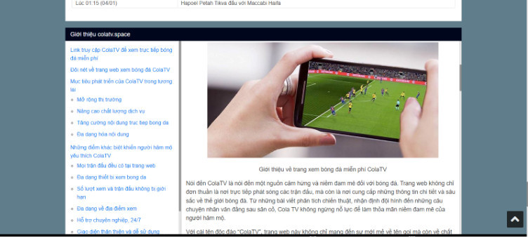 Giao diện ColaTV thu hút người dùng Giao diện ColaTV thu hút người dùng