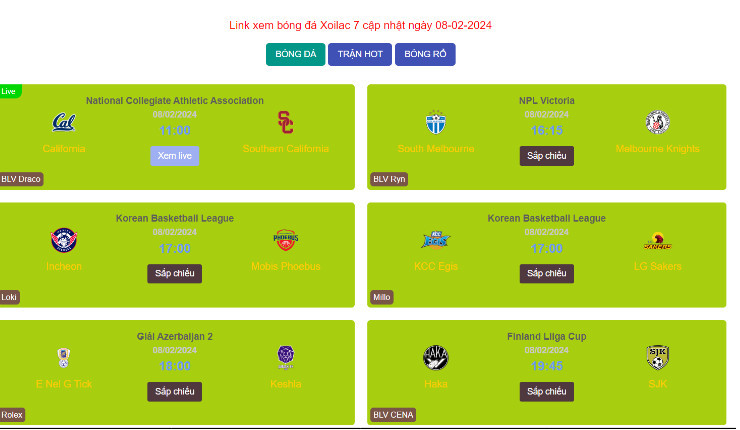 Xem live các trận đấu siêu hot với Xoilac 7 TV. Xem live các trận đấu siêu hot với Xoilac 7 TV.