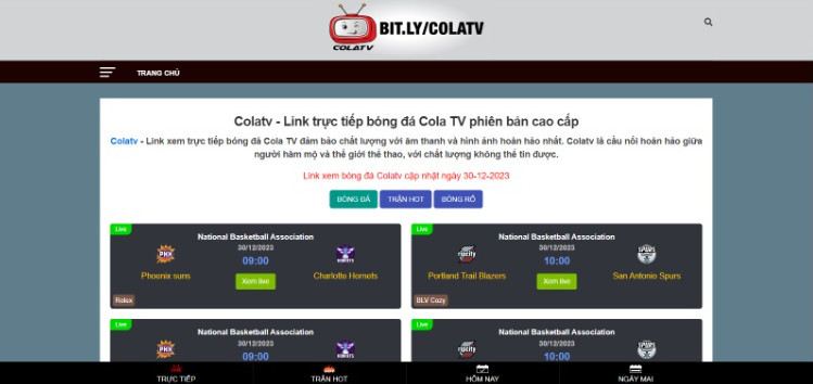 Colatv - trang web xem bóng đá miễn phí Colatv - trang web xem bóng đá miễn phí