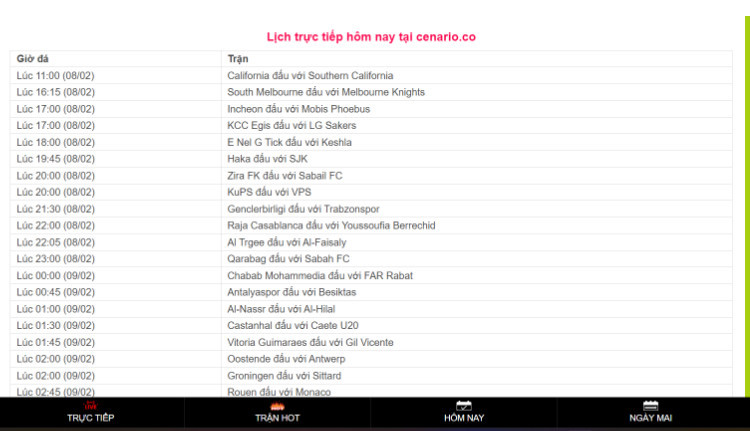 Lịch thi đấu cùng với các tính năng khác rất được yêu thích tại kênh Xôi Lạc TV. Lịch thi đấu cùng với các tính năng khác rất được yêu thích tại kênh Xôi Lạc TV.