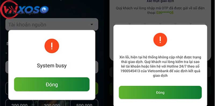 Những lỗi thường gặp khi nạp tiền VNXOSO và cách khắc phục Những lỗi thường gặp khi nạp tiền VNXOSO và cách khắc phục