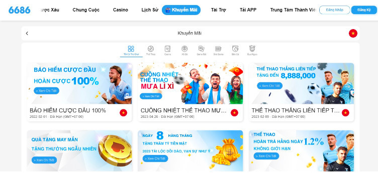 Ưu đãi và quyền lợi dành cho khách hàng VIP tại 6686 VN VIP Ưu đãi và quyền lợi dành cho khách hàng VIP tại 6686 VN VIP