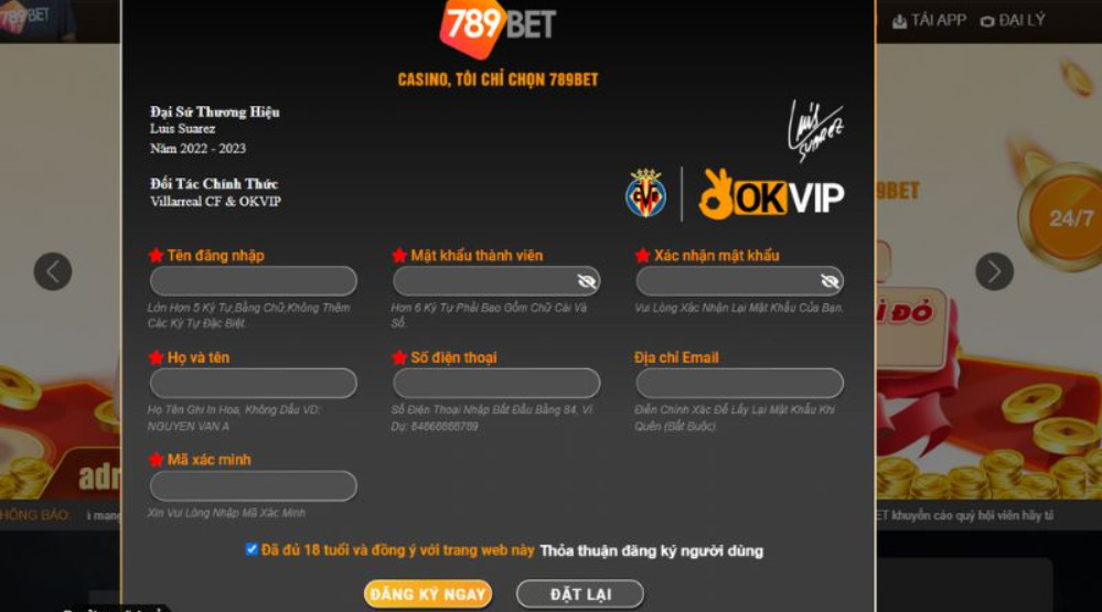 Tham gia đăng ký thành viên mới dễ dàng Tham gia đăng ký thành viên mới dễ dàng