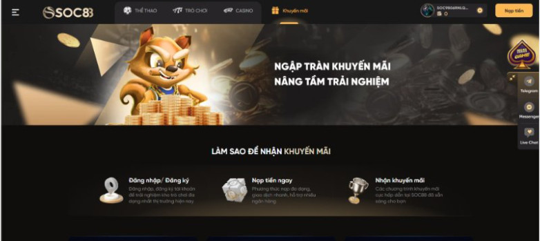 Tổng hợp các chương trình khuyến mãi giá trị cao tại Nhà cái Soc88 Tổng hợp các chương trình khuyến mãi giá trị cao tại Nhà cái Soc88