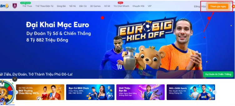 Cách mở tài khoản cược BK8 Cách mở tài khoản cược BK8