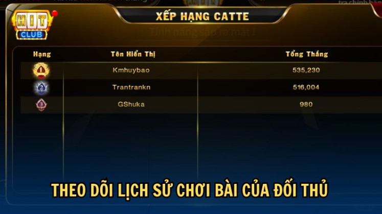 Theo dõi lịch sử chơi bài của đối thủ cũng rất quan trọng Theo dõi lịch sử chơi bài của đối thủ cũng rất quan trọng