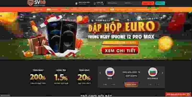 Nhà cái Sv88 cung cấp những dịch vụ thuận tiện, những trải nghiệm tuyệt vời Nhà cái Sv88 cung cấp những dịch vụ thuận tiện, những trải nghiệm tuyệt vời